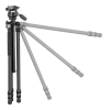 Tripied Video Vanguard VEO3 263CO, Сap video panoramic cu 2 căi, Negru