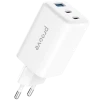 Incarcator Proove Pocket Gan 65W (2*Type-C + USB) White