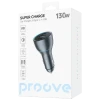 Car Charger Proove Super Charge 130W (2 Type-C + USB) Metal Gray Car Charger Proove Super Charge 130W (2 Type-C + USB) Metal Gray
