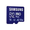 .512GB MicroSD (Class 10) UHS-I (U3) +SD adapter, Samsung PRO Plus 