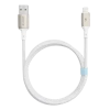 Cablu USB (8-pin), Proove Dense Metal 2.4A (1m), White