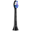 Насадка для электрической зубной щетки Philips HX6056/88 Зеркально-чёрный - Для взрослых | Экстра-мягкая | Вытянутая