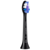 Насадка для электрической зубной щетки Philips HX6058/88 Зеркально-чёрный - Для взрослых | Экстра-мягкая | Вытянутая