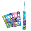 Электрическая зубная щетка Philips Sonicare For Kids Бирюзовый - Для детей | Колебательные | Мягкая | Вытянутая