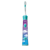 Электрическая зубная щетка Philips Sonicare For Kids Бирюзовый - Для детей | Колебательные | Мягкая | Вытянутая