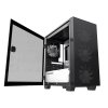 Carcasă PC Gamemax AERO MINI ECO Mini-Tower Negru - Fără PSU | ABS Plastic,Oțel,Sticlă călită