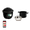 Мультиварка Tefal CY912830 Чёрный - 1600 Вт | 6 л | Керамическое Мультиварка Tefal CY912830 Чёрный - 1600 Вт | 6 л | Керамическое
