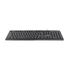 Tastatură Gembird KB-U-103-RU Membrană Negru - Cu fir | Engleza,Rusă Tastatură Gembird KB-U-103-RU Membrană Negru - Cu fir | Engleza,Rusă