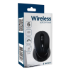 Mouse Gembird MUSW-6B-01 Negru - Optical | 1600 dpi | Fără fir