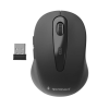 Mouse Gembird MUSW-6B-01 Negru - Optical | 1600 dpi | Fără fir