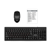 Set Tastatură + Mouse SVEN KB-S320C Membrană Negru - Cu fir | Engleza,Rusă Set Tastatură + Mouse SVEN KB-S320C Membrană Negru - Cu fir | Engleza,Rusă