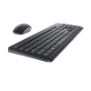 Set Tastatură + Mouse DELL KM3322 Membrană Negru - Fără fir | Rusă