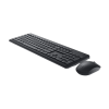 Set Tastatură + Mouse DELL KM3322 Membrană Negru - Fără fir | Rusă