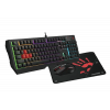 Set Tastatură + Mouse + Mouse Pad Bloody B1700 Membrană Negru - Cu fir
