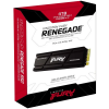 Unitate SSD Kingston FURY Renegade Heatsink 4000GB - M.2 NVMe | NVMe PCIe 4.0 x4 | 7000 MB/s Unitate SSD Kingston FURY Renegade Heatsink 4000GB - M.2 NVMe | NVMe PCIe 4.0 x4 | 7000 MB/s