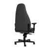 Scaun Gaming Noblechairs Icon Textil Antracit - Oțel | Clasa 4 | 128 - 138 cm