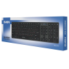 Клавиатура SVEN E5300W Мембрана Черный - Беспроводное | Украинский,Русский,Английский