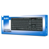 Tastatură SVEN KB-C2300W Membrană Negru - Fără fir | Ucraineană,Engleza,Rusă