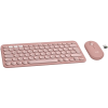 Set Tastatură + Mouse Logitech Pebble 2 Combo Membrană Roz - Fără fir | Engleza