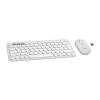 Set Tastatură + Mouse Logitech Pebble 2 Combo Membrană Alb - Fără fir | Engleza