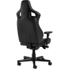Игровое кресло Noblechairs Epic Compact Искусственная кожа Чёрный - Сталь | Класс 4 | 129.5 - 139.5 см