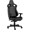 Игровое кресло Noblechairs Epic Compact Искусственная кожа Чёрный - Сталь | Класс 4 | 129.5 - 139.5 см