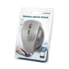 Mouse Gembird MUSW-6B-03 Gri | Negru - Optical | 1600 dpi | Fără fir