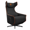 Игровое кресло Cougar Magus Имитация льна Черный | Оранжевый - 107 см