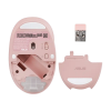 Mouse ASUS Fragrance MD101 Roz - Optical | 2400 dpi | Fără fir