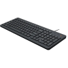 Клавиатура и мышь HP 150 Мембрана Черный - Проводное | Английский,Русский