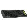 Tastatură Logitech POP ICON Membrană Gri - Fără fir | Ucraineană,Engleza