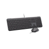 Set Tastatură + Mouse Logitech Signature Slim MK620 Membrană Negru - Cu fir | Engleza