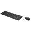 Set Tastatură + Mouse HP 230 Membrană Negru - Fără fir | Rusă,Engleza