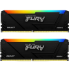 Оперативная память Kingston FURY Beast RGB, DDR4 SDRAM, 3600 МГц, 64 ГБ, KF436C18BB2AK2/64