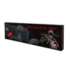 Set Tastatură + Mouse Gembird KBS-UMG-01-DE Membrană Negru - Cu fir | Engleza