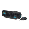 Set Tastatură + Mouse Gembird KBS-UMG-01-DE Membrană Negru - Cu fir | Engleza