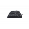Tastatură Logitech K120 Membrană Negru - Cu fir | Engleza,Rusă