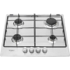 Газовая варочная панель Whirlpool TKRL 650 IX Нержавеющая сталь - 7.3 кВт | Нержавеющая сталь