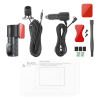 Set Dash Cam față și spate Hoco DV8 Negru - 2560 x 1440 | 140°