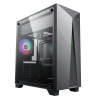 Компьютерный корпус Gamemax NOVA N6 Midi-Tower Черный - Без блока питания | Металл,Пластик АБС,Закаленное стекло | ARGB,RGB