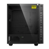 Carcasă PC Gamemax DARCO XD Midi-Tower Negru - Fără PSU | Metal,ABS Plastic,Sticlă călită | ARGB