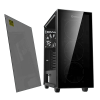 Carcasă PC Gamemax DARCO XD Midi-Tower Negru - Fără PSU | Metal,ABS Plastic,Sticlă călită | ARGB