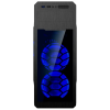 Компьютерный корпус Gamemax G563 Midi-Tower Черный - Без блока питания | Сталь | LED