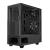 Компьютерный корпус Gamemax BLACK HOLE Midi-Tower Черный - Без блока питания | Пластик АБС,Сталь,Закаленное стекло | ARGB