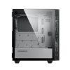 Carcasă PC Gamemax AERO Midi-Tower Negru - Fără PSU | ABS Plastic,Oțel,Sticlă călită | ARGB