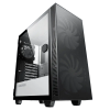 Carcasă PC Gamemax AERO Midi-Tower Negru - Fără PSU | ABS Plastic,Oțel,Sticlă călită | ARGB
