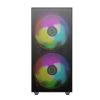 Carcasă PC Gamemax AERO Midi-Tower Negru - Fără PSU | ABS Plastic,Oțel,Sticlă călită | ARGB