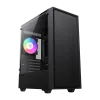 Carcasă PC Gamemax STORM Mini-Tower Negru - Fără PSU | Metal | RGB