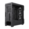 Carcasă PC Gamemax SIEGE BK Midi-Tower Negru - Fără PSU | Metal | RGB