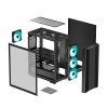 Компьютерный корпус Deepcool CC560 V2 Midi-Tower Черный - Без блока питания | Пластик АБС,Сталь